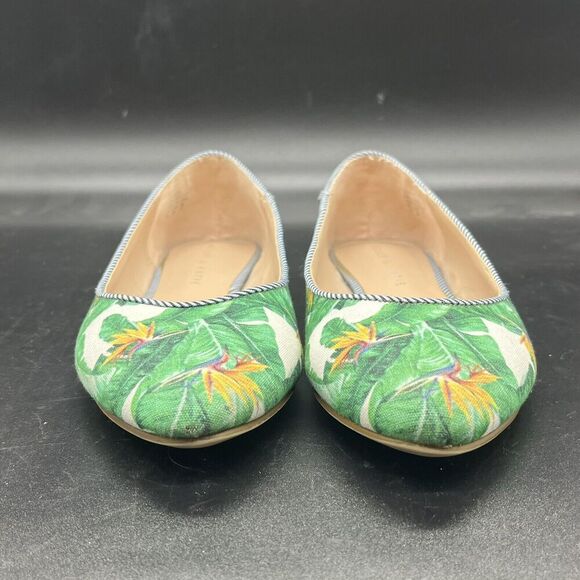 Kelly and Katie Decotis Tropical Flats Womens size 6 office vacation palm leaf - Picture 3 of 8